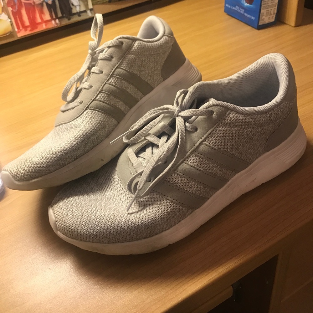 Gray Adidas shoes